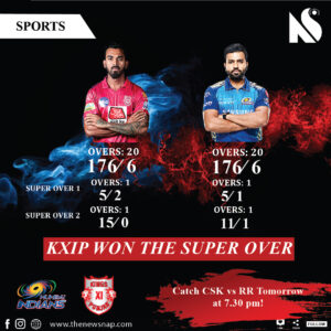 MI ವಿರುದ್ಧ ರೋಚಕ ಗೆಲುವು ಸಾಧಿಸಿದ KXIP