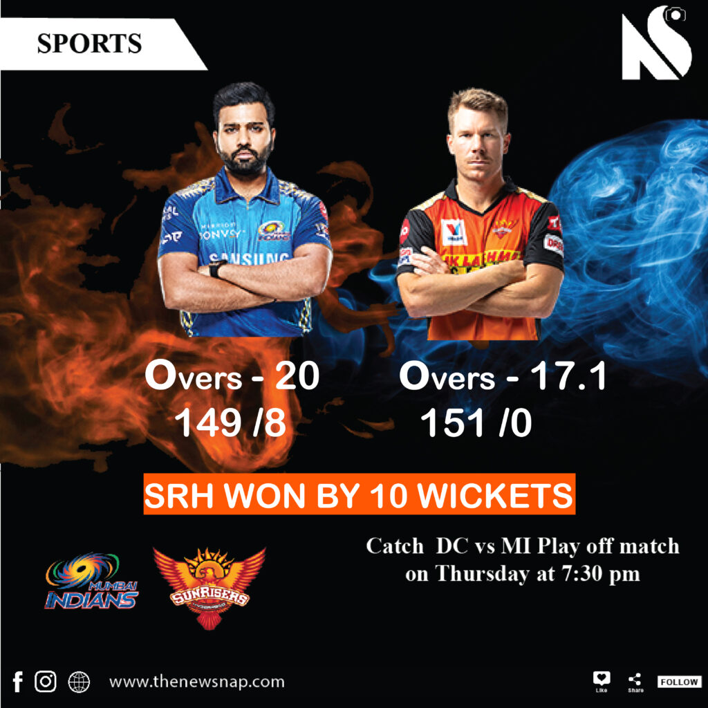 SRH VS MI