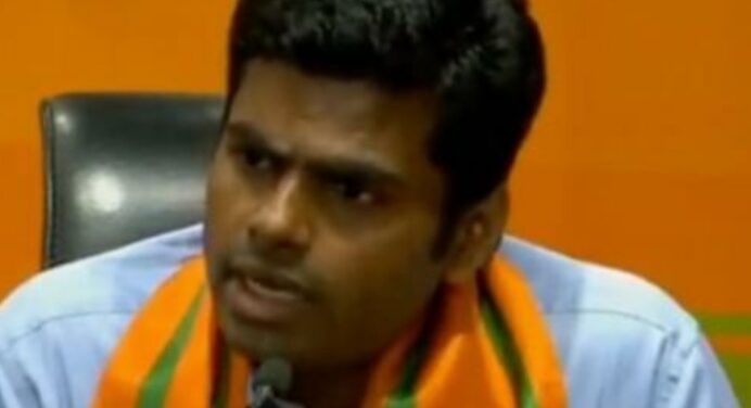 DMK ಯಿಂದ ಅಣ್ಣಾಮಲೈಗೆ 100 ಕೋಟಿ ರು ಮಾನಹಾನಿ ನೋಟಿಸ್ !