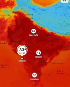 ದೇಶದ 9 ರಾಜ್ಯಗಳಲ್ಲಿ 122 ವರ್ಷಗಳಲ್ಲೇ ದಾಖಲೆಯ ಗರಿಷ್ಠ ಉಷ್ಣಾಂಶ